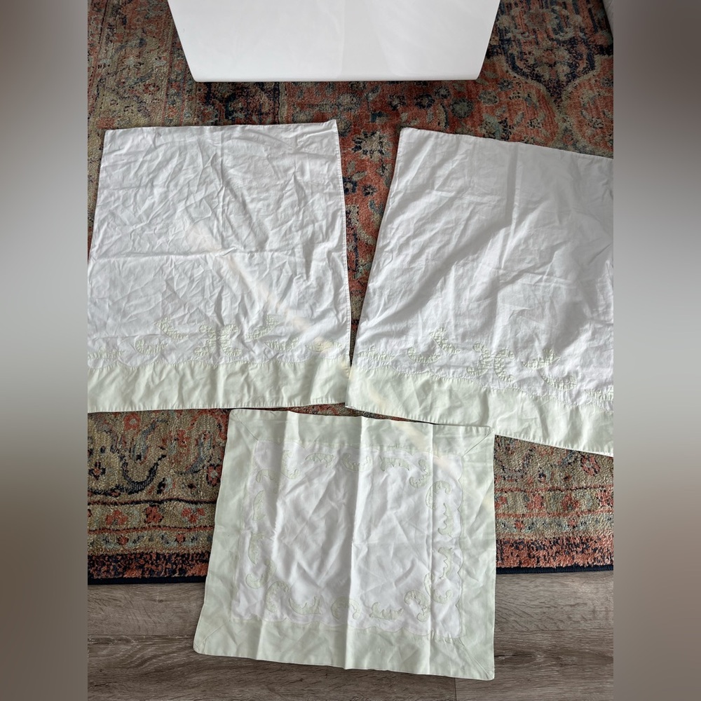 Williams Sonoma vintage standard shams